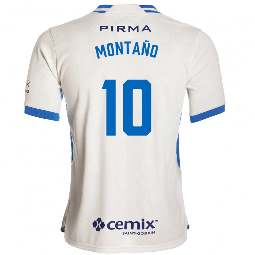 Danxen Hombre Camiseta Andrés Montaño #10 Blanco Azul Rojo 2ª Equipación 2026/27 La Camisa México