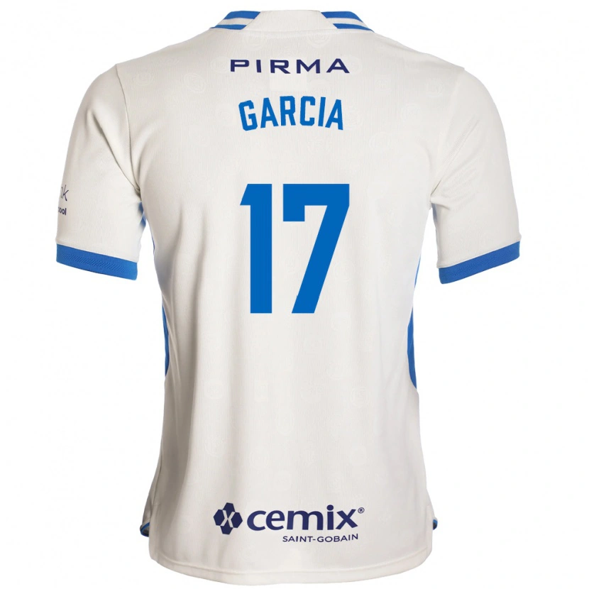 Danxen Hombre Camiseta Amaury García #17 Blanco Azul Rojo 2ª Equipación 2026/27 La Camisa México
