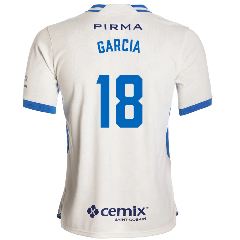 Danxen Hombre Camiseta Diana Garcia #18 Blanco Azul Rojo 2ª Equipación 2026/27 La Camisa México