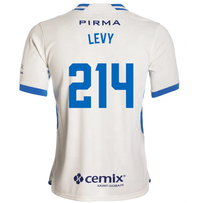 Danxen Hombre Camiseta Mateo Levy #214 Blanco Azul Rojo 2ª Equipación 2026/27 La Camisa México