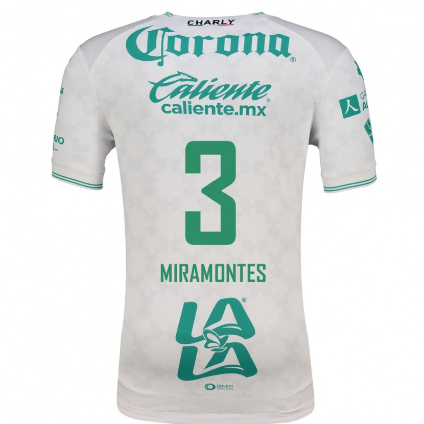 Danxen Hombre Camiseta Natalia Miramontes #3 Verde Claro Blanco 2ª Equipación 2026/27 La Camisa México