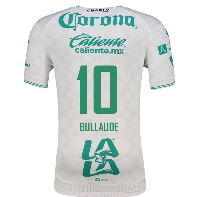 Danxen Hombre Camiseta Ezequiel Bullaude #10 Verde Claro Blanco 2ª Equipación 2026/27 La Camisa México