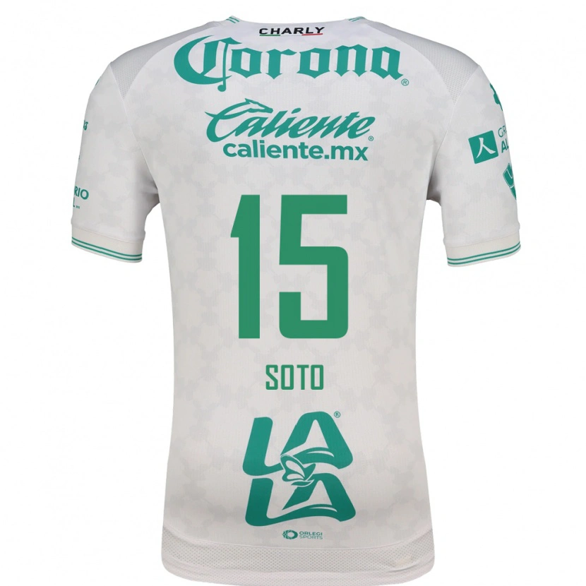 Danxen Hombre Camiseta Stephanie Soto #15 Verde Claro Blanco 2ª Equipación 2026/27 La Camisa México