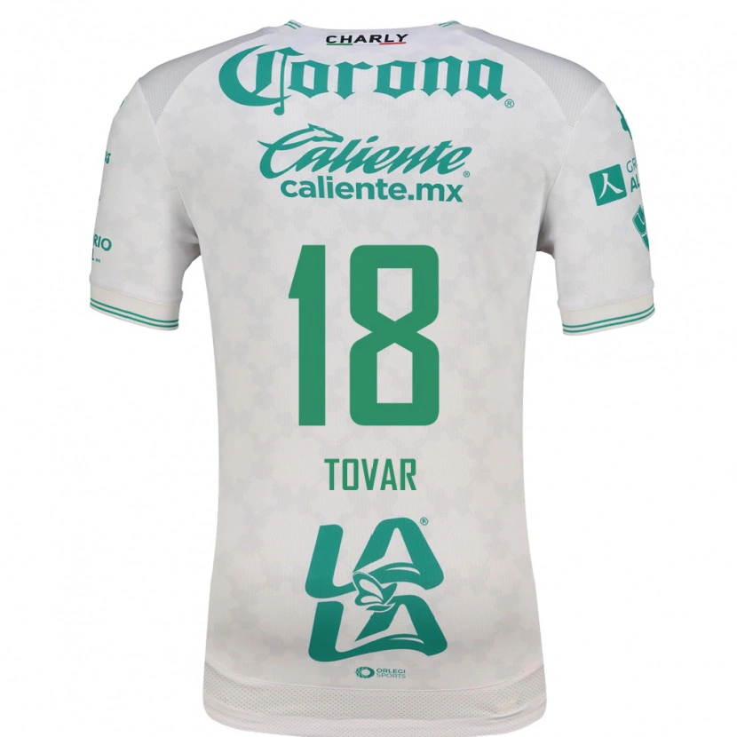 Danxen Hombre Camiseta Arlett Tovar #18 Verde Claro Blanco 2ª Equipación 2026/27 La Camisa México