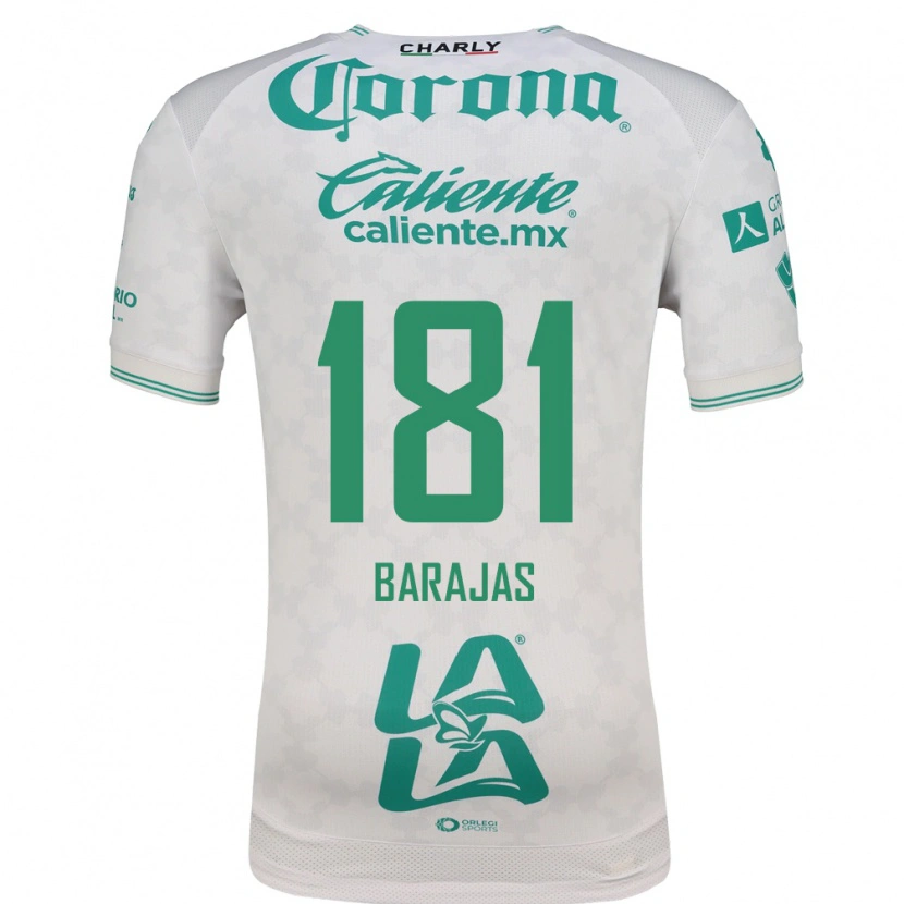 Danxen Hombre Camiseta Sergio Barajas #181 Verde Claro Blanco 2ª Equipación 2026/27 La Camisa México