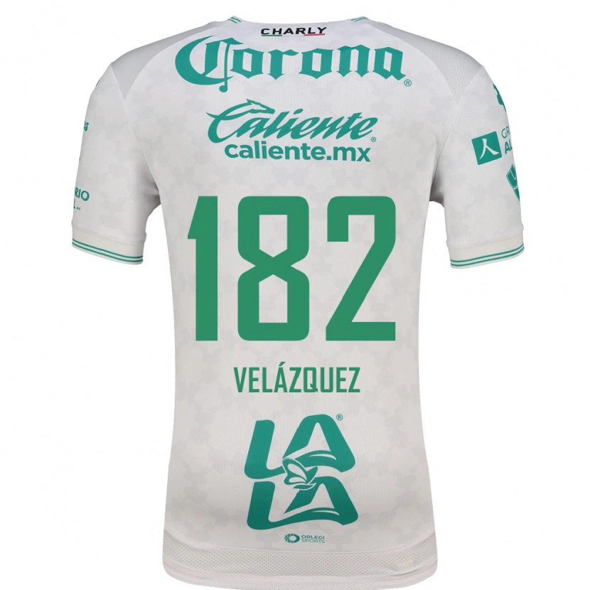 Danxen Hombre Camiseta Matías Velázquez #182 Verde Claro Blanco 2ª Equipación 2026/27 La Camisa México