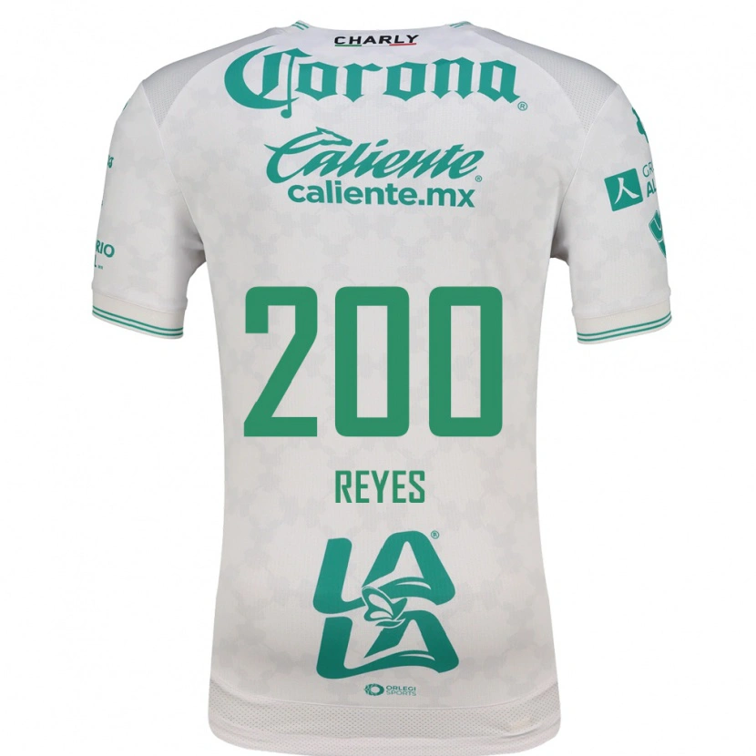 Danxen Hombre Camiseta Máximo Reyes #200 Verde Claro Blanco 2ª Equipación 2026/27 La Camisa México