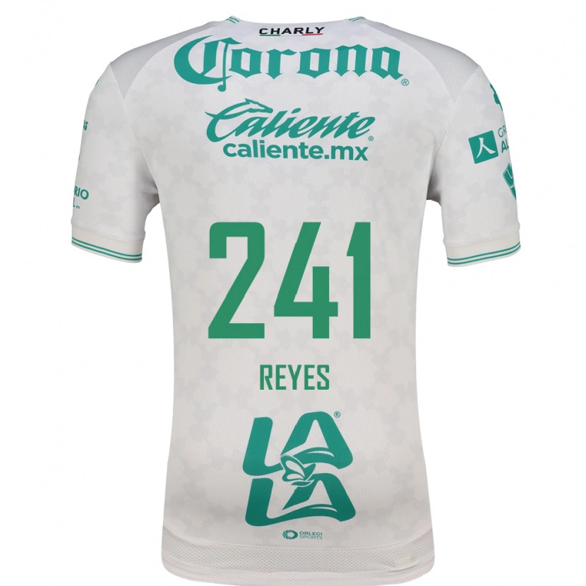 Danxen Hombre Camiseta Julio Reyes #241 Verde Claro Blanco 2ª Equipación 2026/27 La Camisa México