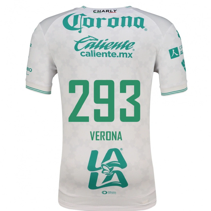 Danxen Hombre Camiseta Jesús Verona #293 Verde Claro Blanco 2ª Equipación 2026/27 La Camisa México