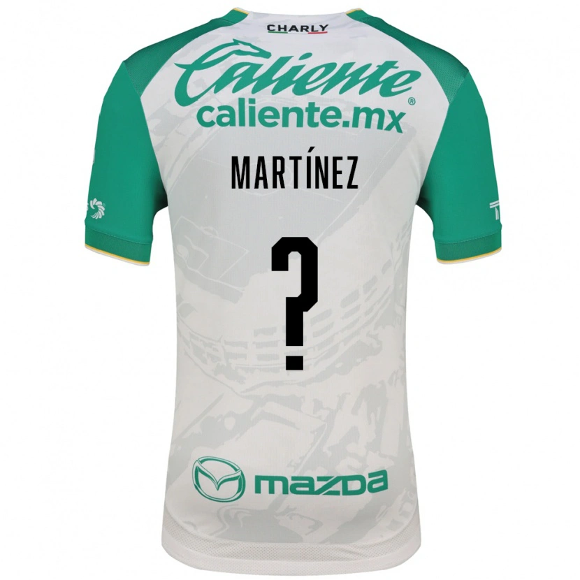 Danxen Hombre Camiseta Edson Martínez #0 Verde Claro Blanco 2ª Equipación 2026/27 La Camisa México