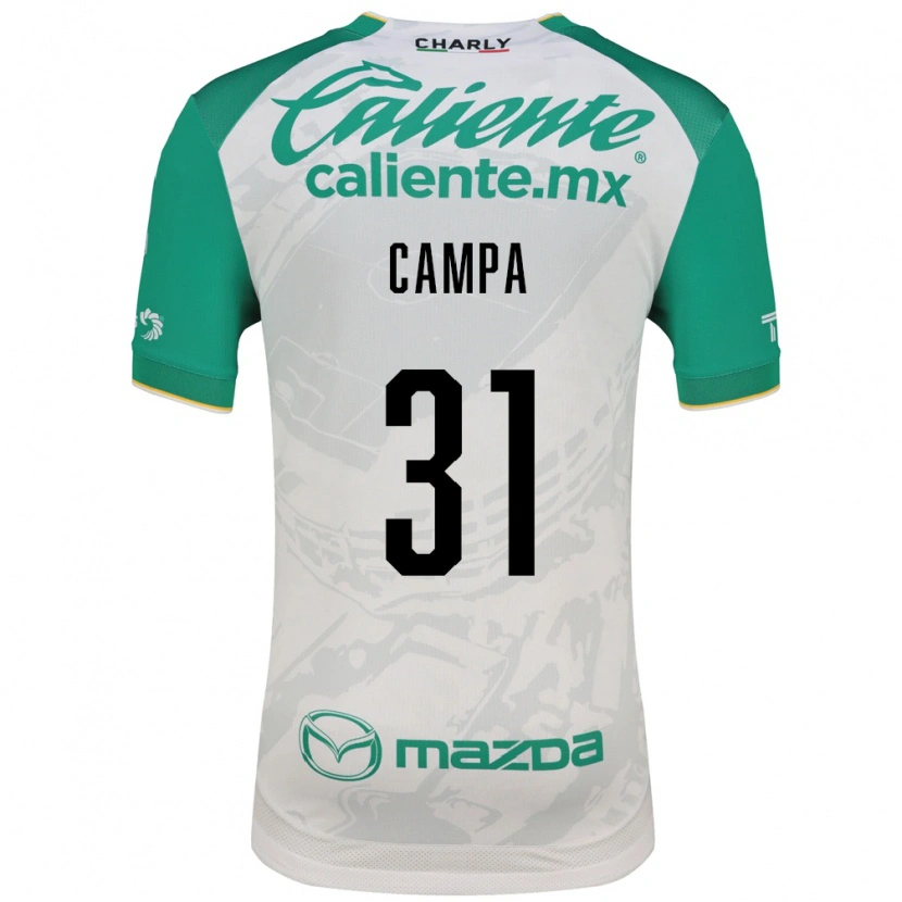 Danxen Hombre Camiseta Marlyn Campa #31 Verde Claro Blanco 2ª Equipación 2026/27 La Camisa México