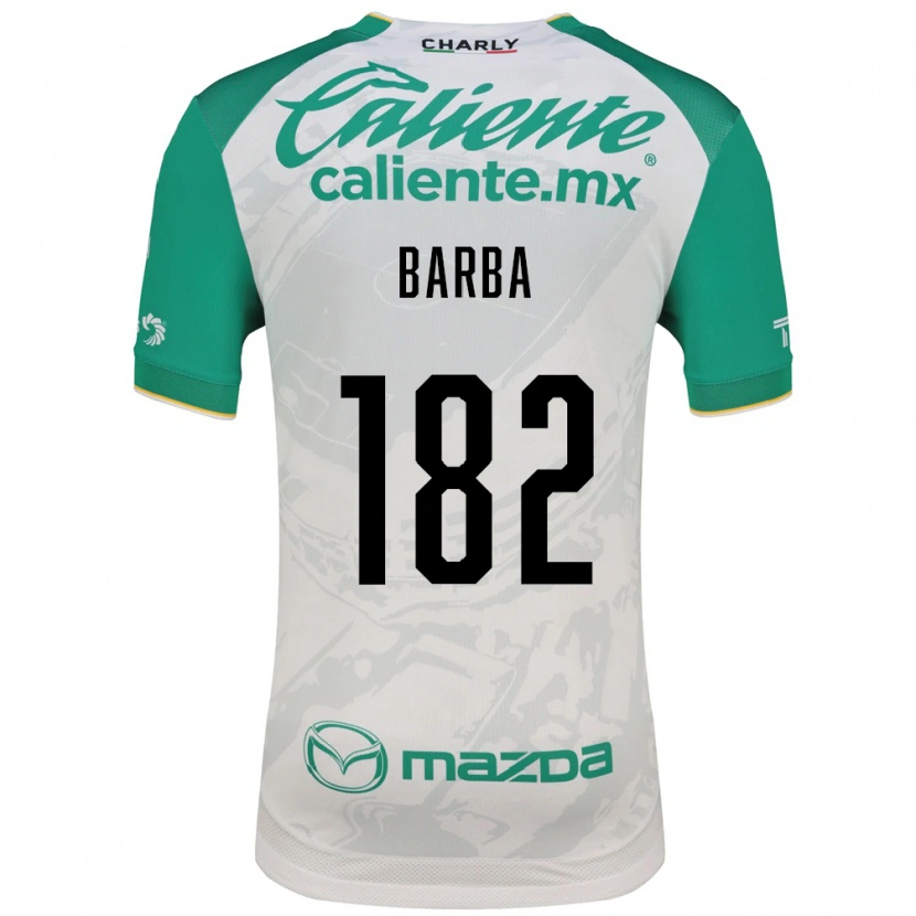 Danxen Hombre Camiseta Austin Barba #182 Verde Claro Blanco 2ª Equipación 2026/27 La Camisa México