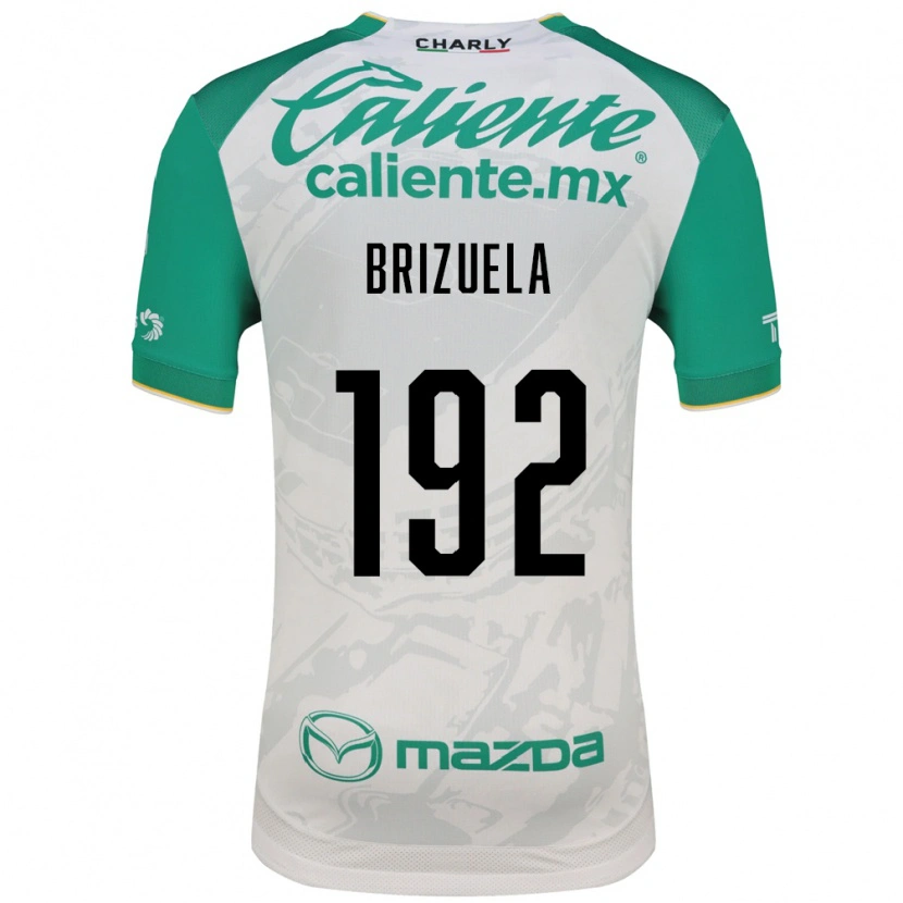 Danxen Hombre Camiseta Juan Brizuela #192 Verde Claro Blanco 2ª Equipación 2026/27 La Camisa México