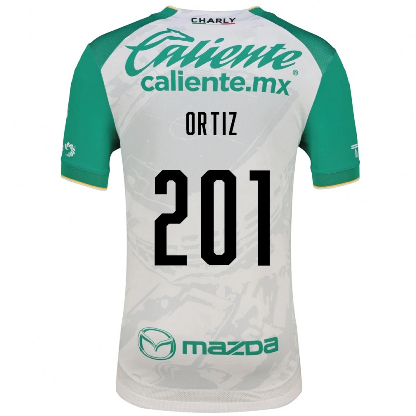 Danxen Hombre Camiseta Youssef Ortiz #201 Verde Claro Blanco 2ª Equipación 2026/27 La Camisa México