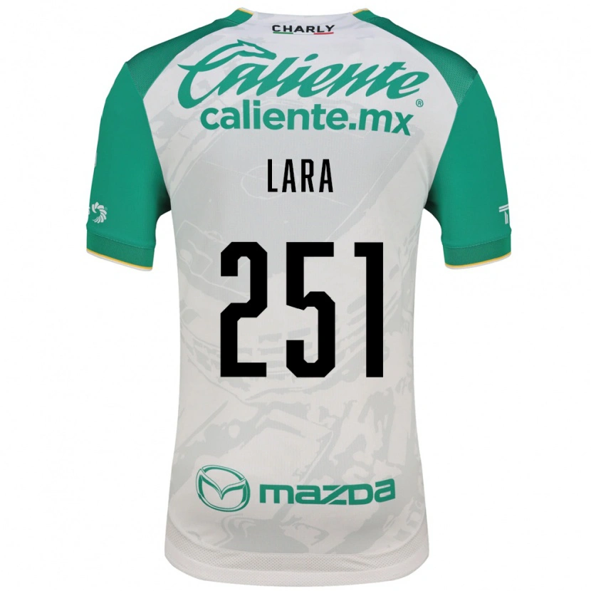 Danxen Hombre Camiseta Tristán Lara #251 Verde Claro Blanco 2ª Equipación 2026/27 La Camisa México