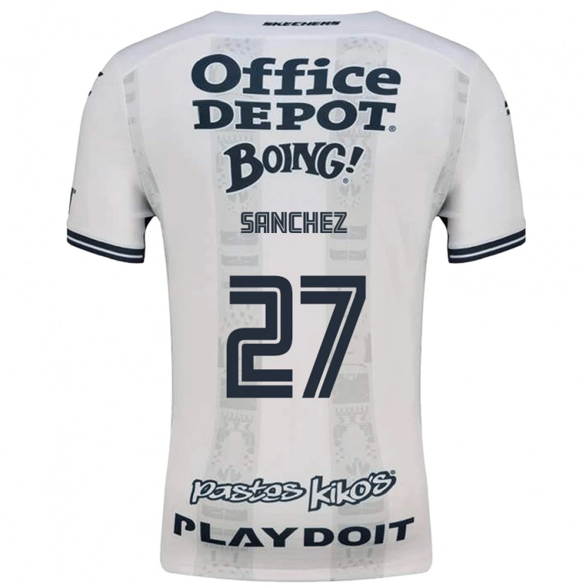 Danxen Hombre Camiseta Ella Sanchez #27 Rojo Blanco Negro 2ª Equipación 2026/27 La Camisa México