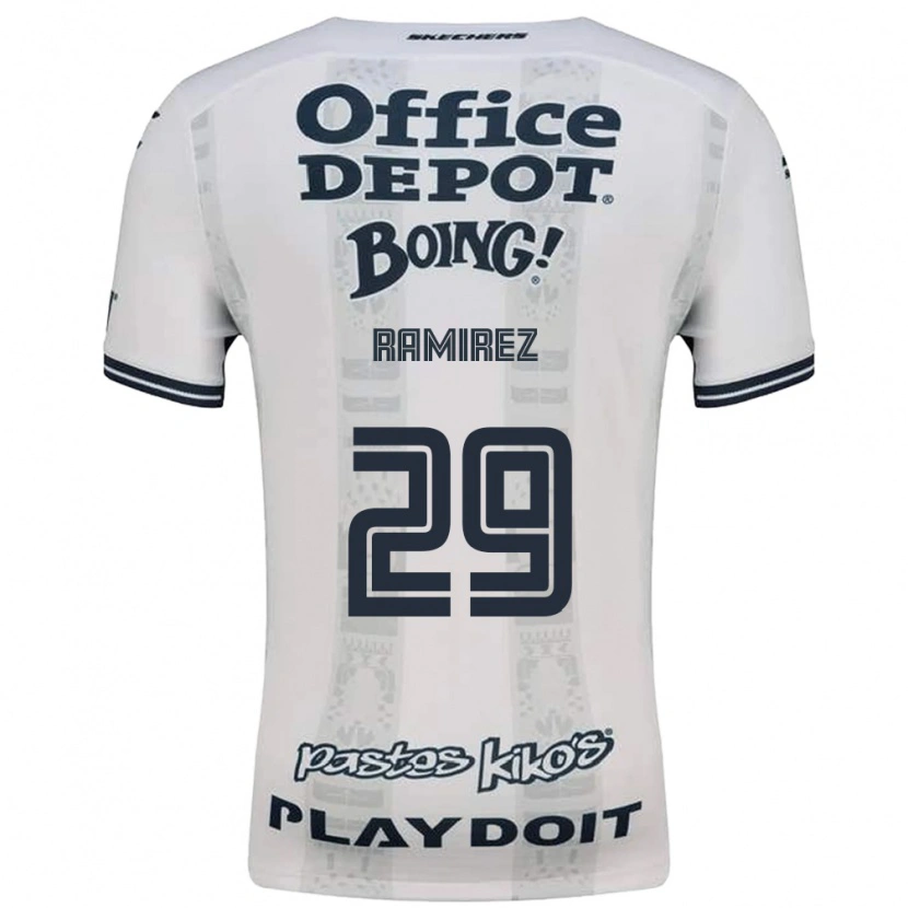 Danxen Hombre Camiseta Elliana Ramirez #29 Rojo Blanco Negro 2ª Equipación 2026/27 La Camisa México