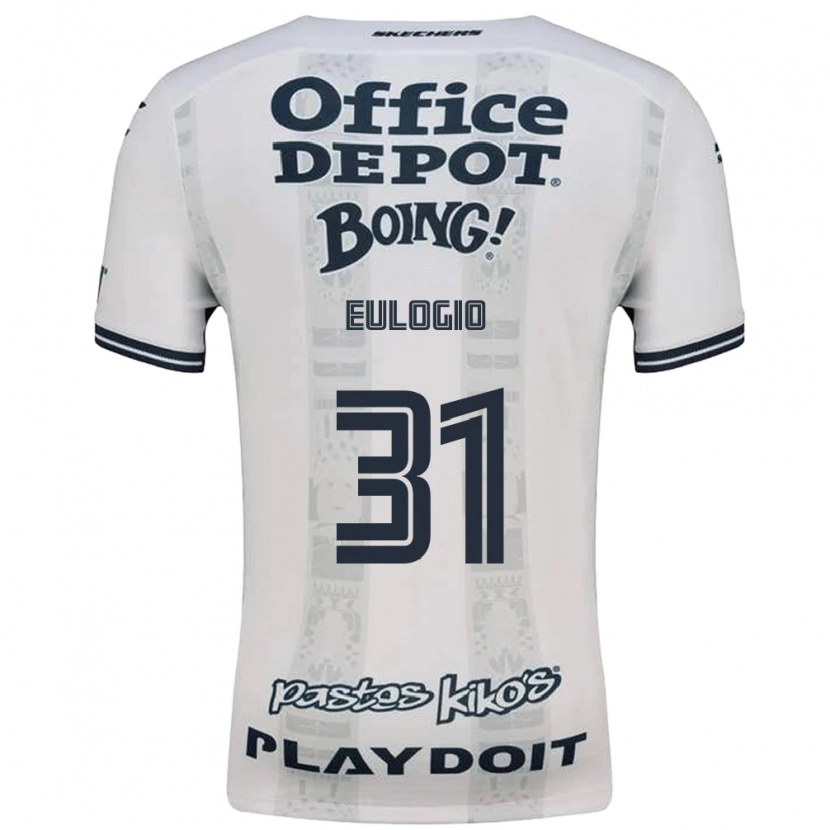 Danxen Hombre Camiseta José Eulogio #31 Rojo Blanco Negro 2ª Equipación 2026/27 La Camisa México
