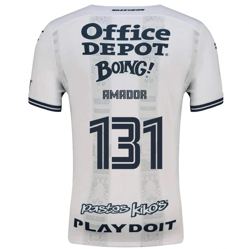 Danxen Hombre Camiseta Santiago Amador #131 Rojo Blanco Negro 2ª Equipación 2026/27 La Camisa México