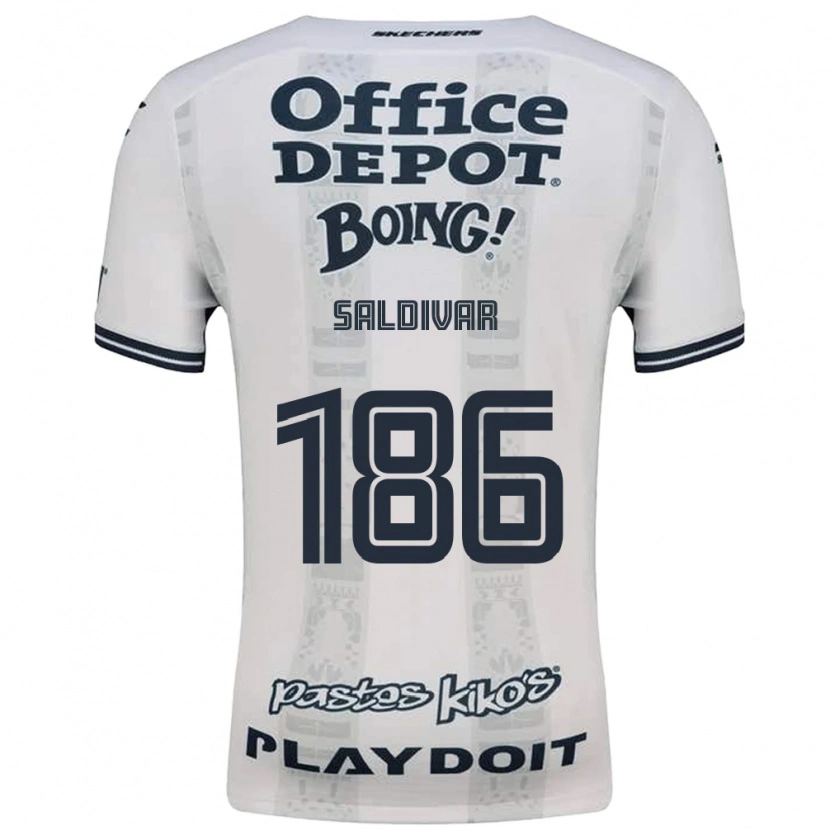 Danxen Hombre Camiseta José Saldívar #186 Rojo Blanco Negro 2ª Equipación 2026/27 La Camisa México