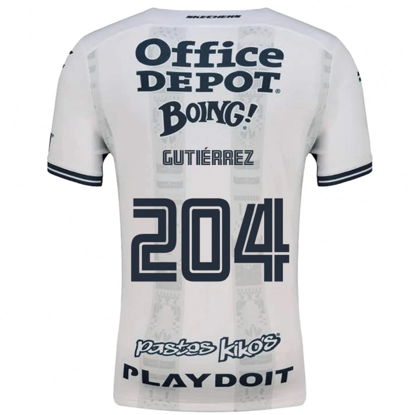 Danxen Hombre Camiseta Saúl Gutiérrez #204 Rojo Blanco Negro 2ª Equipación 2026/27 La Camisa México