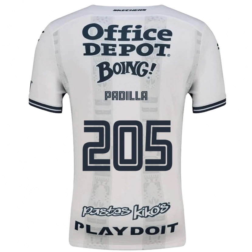 Danxen Hombre Camiseta Ángel Padilla #205 Rojo Blanco Negro 2ª Equipación 2026/27 La Camisa México