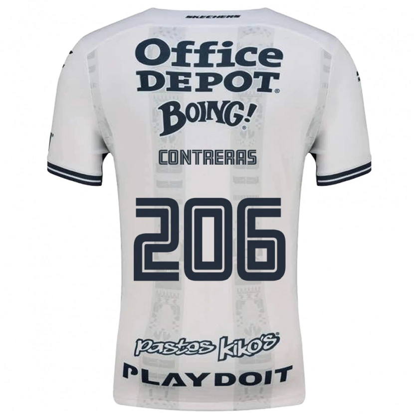Danxen Hombre Camiseta Thomas Contreras #206 Rojo Blanco Negro 2ª Equipación 2026/27 La Camisa México