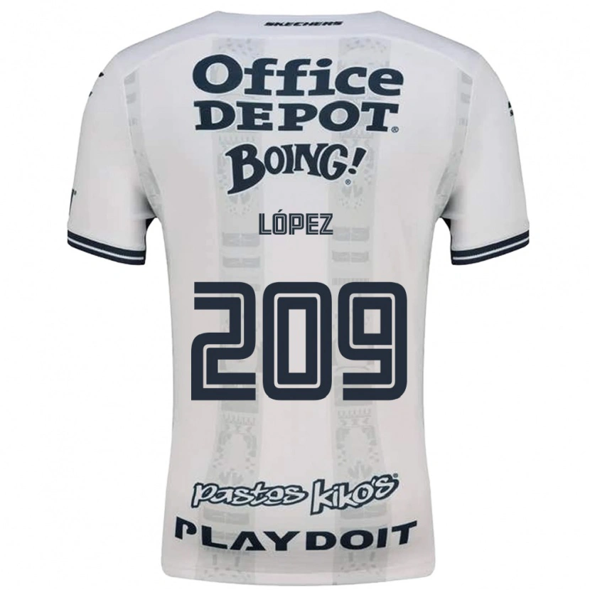 Danxen Hombre Camiseta Santiago López #209 Rojo Blanco Negro 2ª Equipación 2026/27 La Camisa México