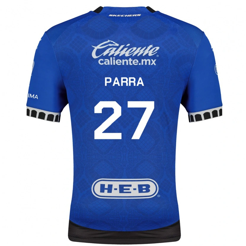 Danxen Hombre Camiseta Daniel Parra #27 Azul Real Blanco Negro 2ª Equipación 2026/27 La Camisa México