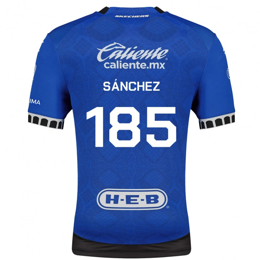 Danxen Hombre Camiseta Saúl Sánchez #185 Azul Real Blanco Negro 2ª Equipación 2026/27 La Camisa México