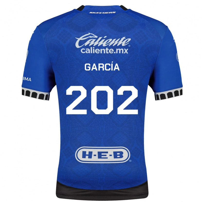 Danxen Hombre Camiseta Diego García #202 Azul Real Blanco Negro 2ª Equipación 2026/27 La Camisa México