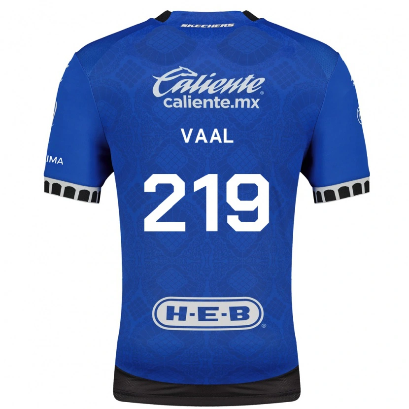Danxen Hombre Camiseta Jonathan Vaal #219 Azul Real Blanco Negro 2ª Equipación 2026/27 La Camisa México