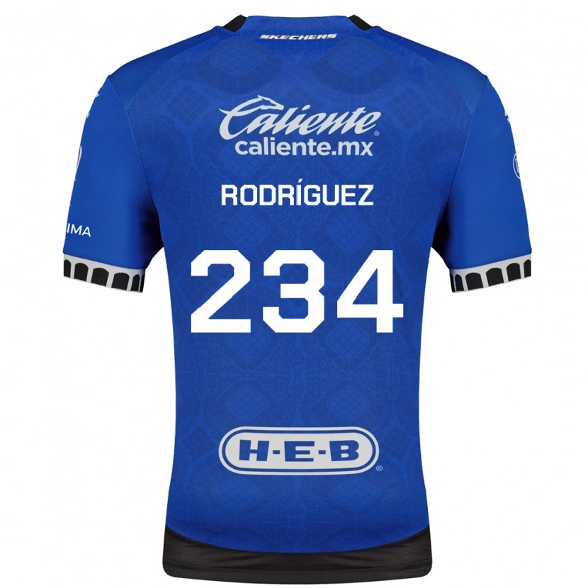 Danxen Hombre Camiseta Alejandro Rodríguez #234 Azul Real Blanco Negro 2ª Equipación 2026/27 La Camisa México