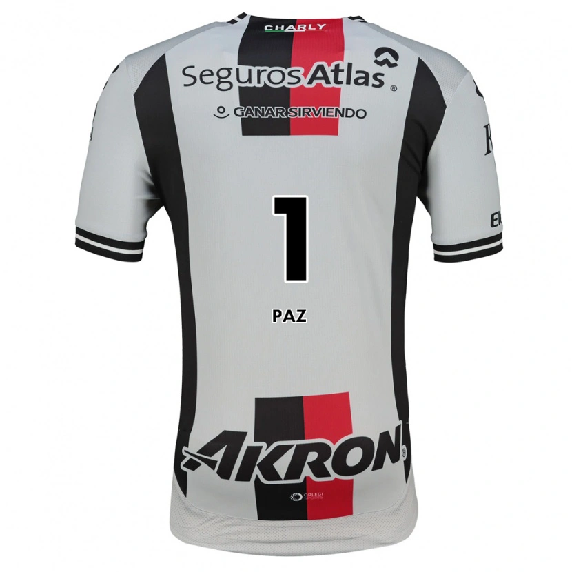 Danxen Hombre Camiseta Ana Gabriela Paz #1 Blanco Rojo Negro 2ª Equipación 2026/27 La Camisa México
