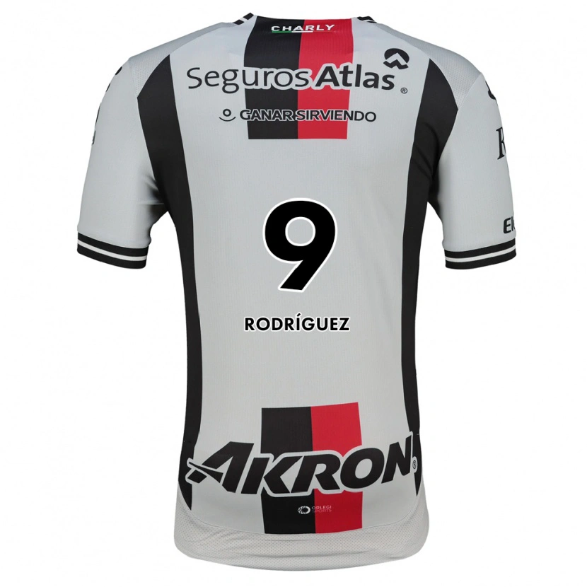 Danxen Hombre Camiseta Agustín Rodríguez #9 Blanco Rojo Negro 2ª Equipación 2026/27 La Camisa México