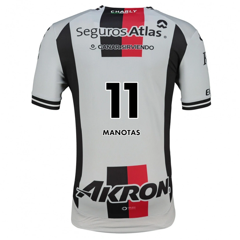 Danxen Hombre Camiseta Mauro Manotas #11 Blanco Rojo Negro 2ª Equipación 2026/27 La Camisa México