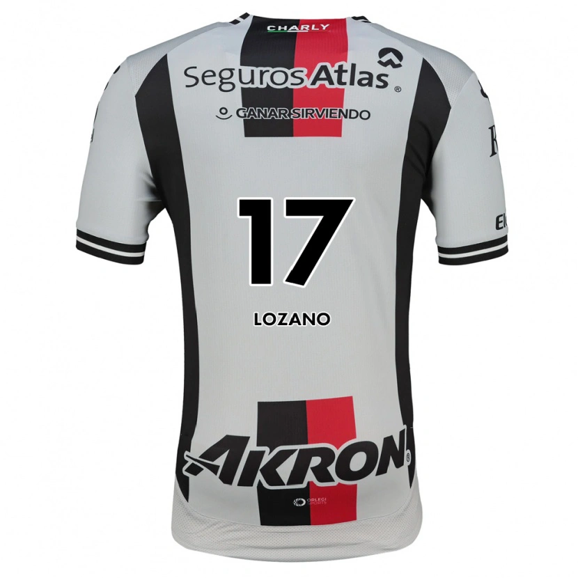 Danxen Hombre Camiseta Rivaldo Lozano #17 Blanco Rojo Negro 2ª Equipación 2026/27 La Camisa México