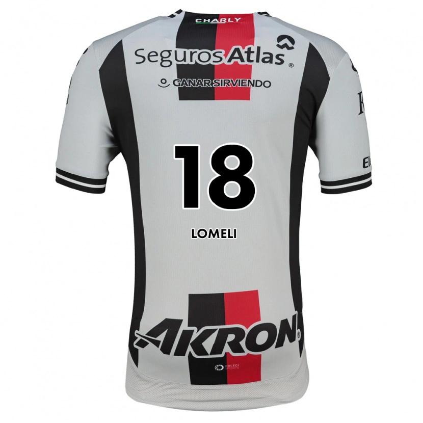 Danxen Hombre Camiseta Alejandra Lomelí #18 Blanco Rojo Negro 2ª Equipación 2026/27 La Camisa México