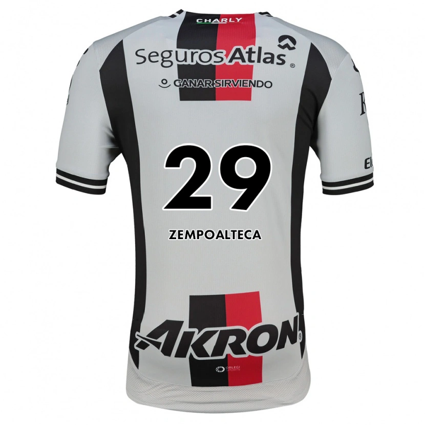 Danxen Hombre Camiseta Karla Zempoalteca #29 Blanco Rojo Negro 2ª Equipación 2026/27 La Camisa México