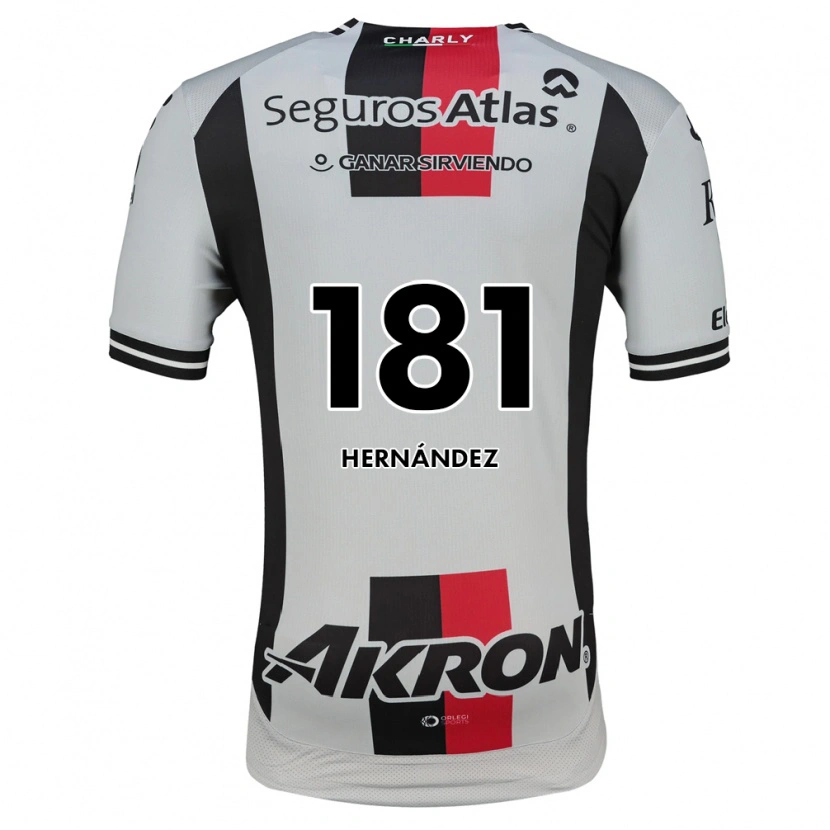 Danxen Hombre Camiseta Luis Hernández #181 Blanco Rojo Negro 2ª Equipación 2026/27 La Camisa México