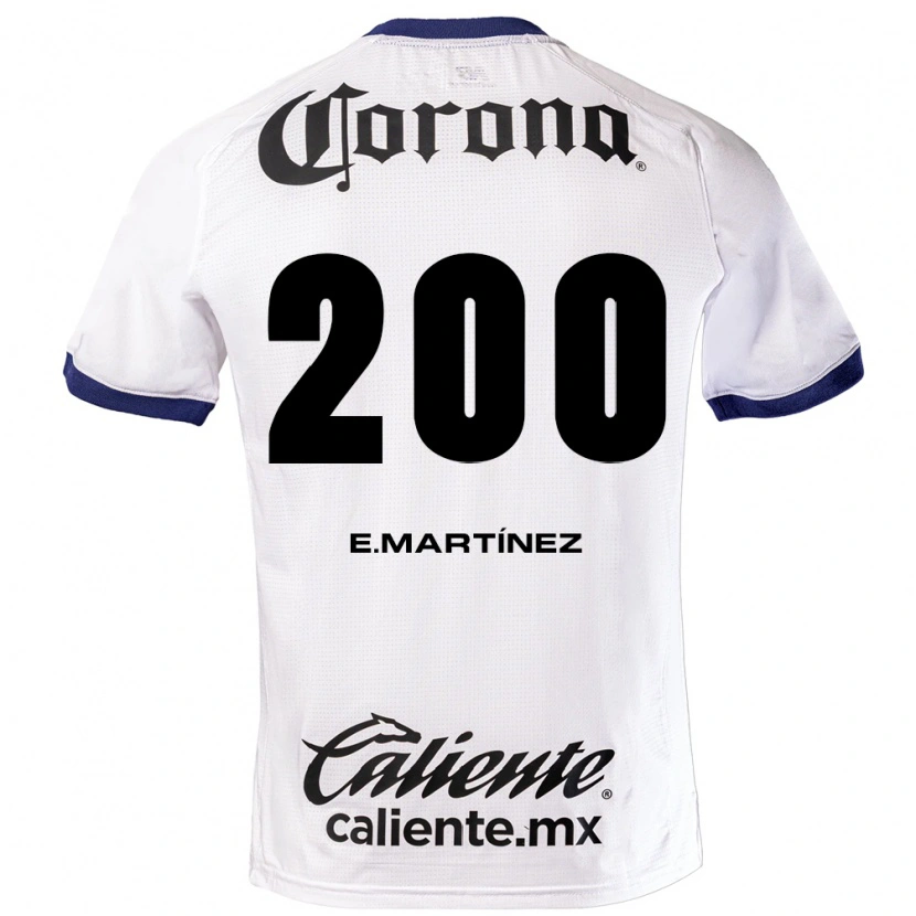 Danxen Hombre Camiseta Edgar Martínez #200 Blanco Azul Negro 2ª Equipación 2026/27 La Camisa México
