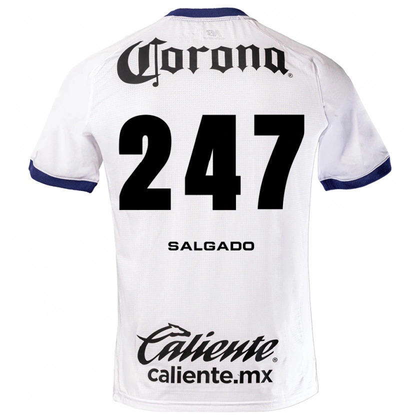 Danxen Hombre Camiseta Rui Salgado #247 Blanco Azul Negro 2ª Equipación 2026/27 La Camisa México