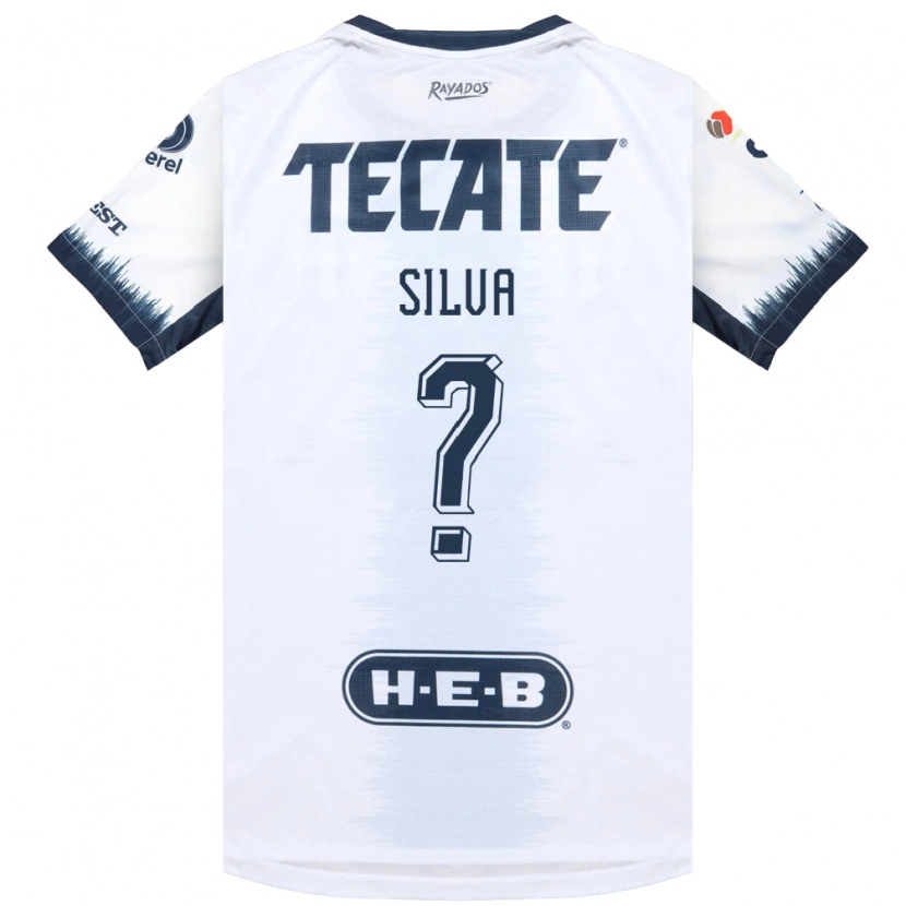 Danxen Hombre Camiseta Patricio Silva #0 Blanco Azul Tinta Rojo 2ª Equipación 2026/27 La Camisa México
