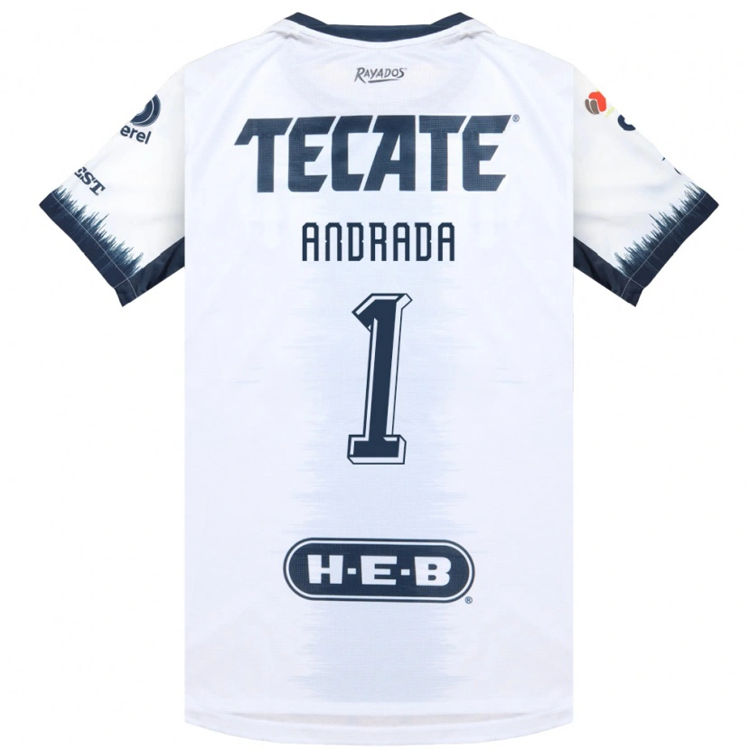 Danxen Hombre Camiseta Esteban Andrada #1 Blanco Azul Tinta Rojo 2ª Equipación 2026/27 La Camisa México
