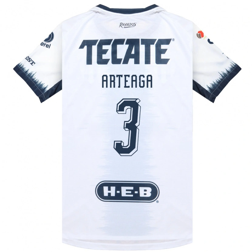 Danxen Hombre Camiseta Gerardo Arteaga #3 Blanco Azul Tinta Rojo 2ª Equipación 2026/27 La Camisa México