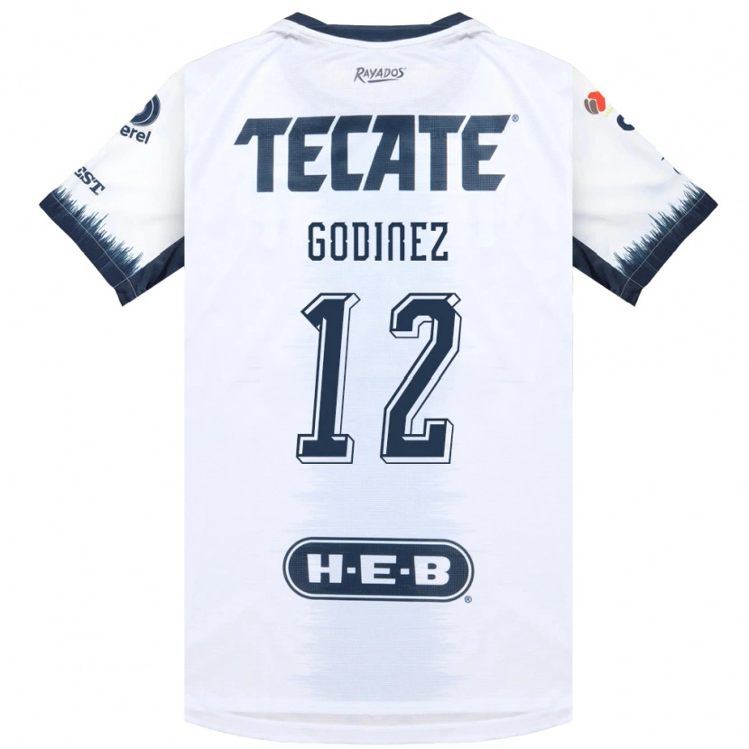 Danxen Hombre Camiseta Alejandria Godinez #12 Blanco Azul Tinta Rojo 2ª Equipación 2026/27 La Camisa México