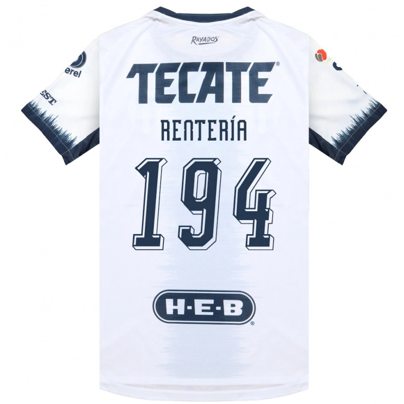 Danxen Hombre Camiseta Ricardo Rentería #194 Blanco Azul Tinta Rojo 2ª Equipación 2026/27 La Camisa México