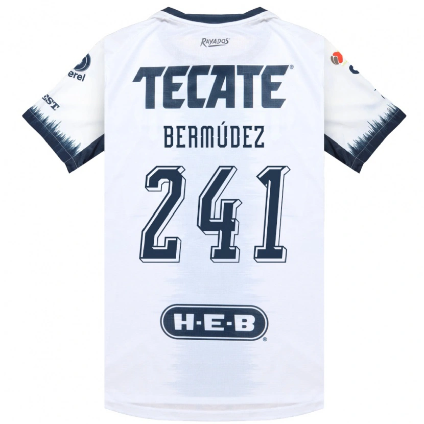 Danxen Hombre Camiseta Santiago Bermúdez #241 Blanco Azul Tinta Rojo 2ª Equipación 2026/27 La Camisa México