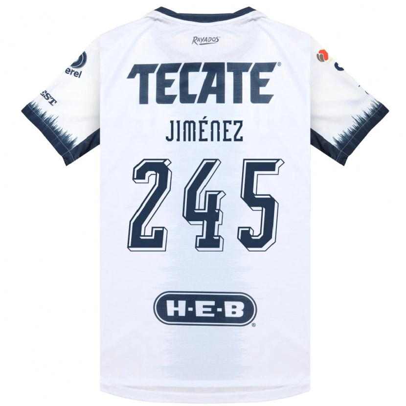 Danxen Hombre Camiseta Gabriel Jiménez #245 Blanco Azul Tinta Rojo 2ª Equipación 2026/27 La Camisa México