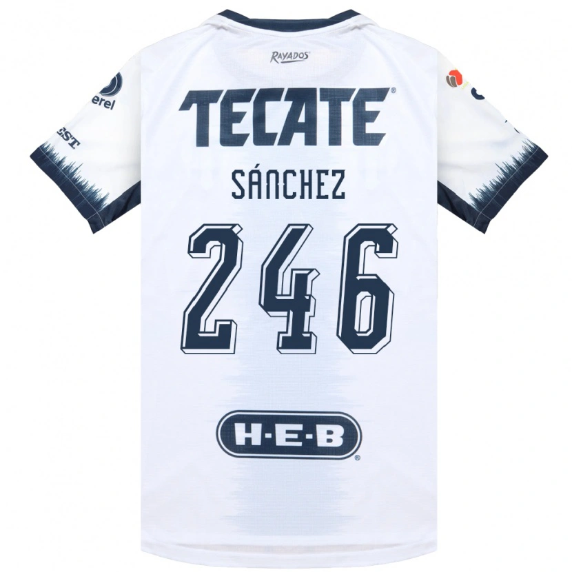 Danxen Hombre Camiseta Diego Sánchez #246 Blanco Azul Tinta Rojo 2ª Equipación 2026/27 La Camisa México